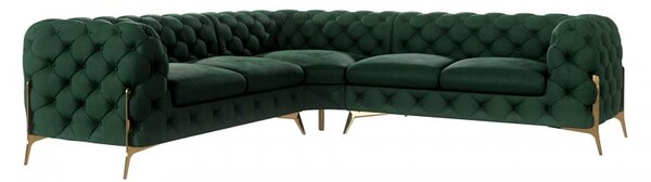 ROHOVÁ SEDAČKA CHESTERFIELD LARISSA PRAVÁ - ĽAVÁ 264 X 264 cm