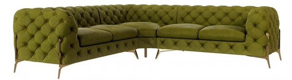 ROHOVÁ SEDAČKA CHESTERFIELD LARISSA PRAVÁ - ĽAVÁ 264 X 264 cm