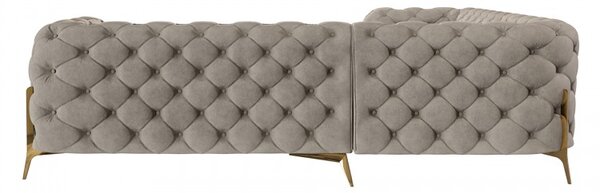 ROHOVÁ SEDAČKA CHESTERFIELD LARISSA PRAVÁ - ĽAVÁ 264 X 264 cm