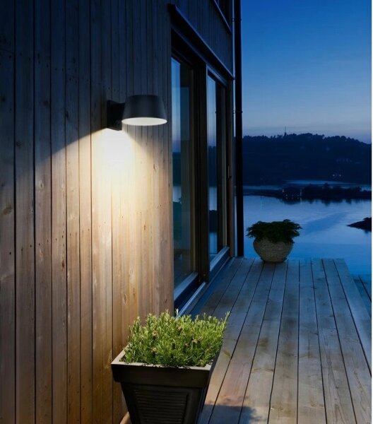 Viking - stmievateľné solárne nástenné LED svietidlo so senzorom LED/1W/3,7V IP44 4000K