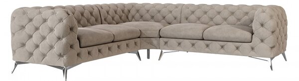ROHOVÁ SEDAČKA CHESTERFIELD LARISSA PRAVÁ - ĽAVÁ 264 X 264 cm