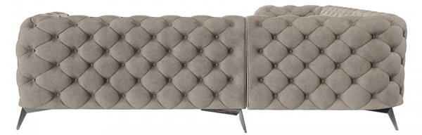 ROHOVÁ SEDAČKA CHESTERFIELD LARISSA PRAVÁ - ĽAVÁ 264 X 264 cm