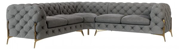 ROHOVÁ SEDAČKA CHESTERFIELD LARISSA PRAVÁ - ĽAVÁ 264 X 264 cm
