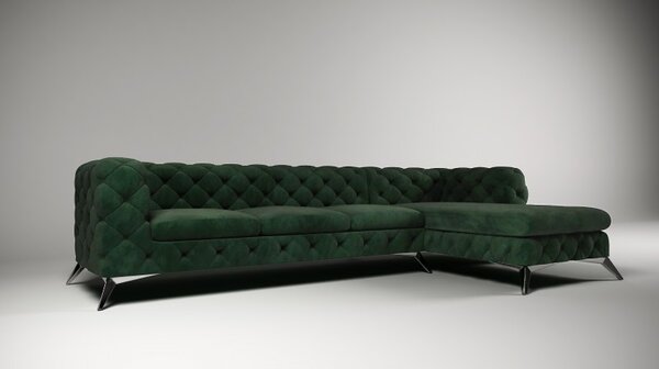 ROHOVÁ SEDAČKA CHESTERFIELD LARISSA PRAVÁ - ĽAVÁ 323 x 200 cm