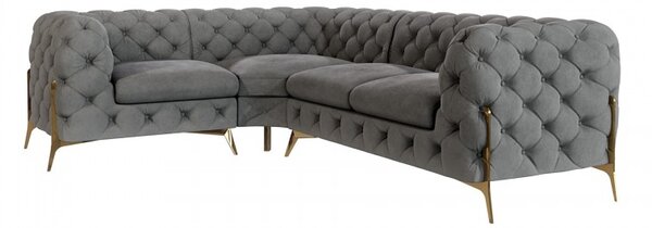 ROHOVÁ SEDAČKA CHESTERFIELD LARISSA PRAVÁ - ĽAVÁ 264 X 204 cm