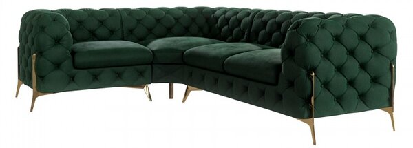 ROHOVÁ SEDAČKA CHESTERFIELD LARISSA PRAVÁ - ĽAVÁ 264 X 204 cm