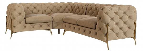ROHOVÁ SEDAČKA CHESTERFIELD LARISSA PRAVÁ - ĽAVÁ 264 X 204 cm