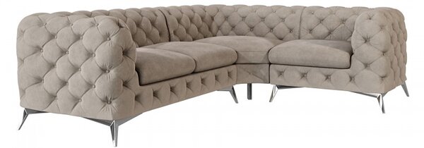 ROHOVÁ SEDAČKA CHESTERFIELD LARISSA PRAVÁ - ĽAVÁ 264 X 204 cm