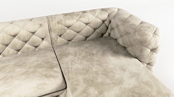 ROHOVÁ SEDAČKA CHESTERFIELD LARISSA PRAVÁ - ĽAVÁ 323 x 200 cm
