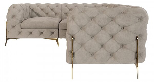 ROHOVÁ SEDAČKA CHESTERFIELD LARISSA PRAVÁ - ĽAVÁ 264 X 204 cm