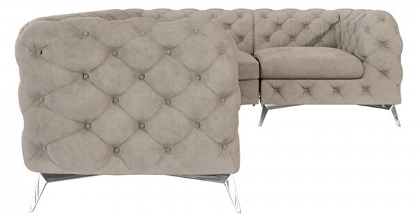 ROHOVÁ SEDAČKA CHESTERFIELD LARISSA PRAVÁ - ĽAVÁ 264 X 204 cm