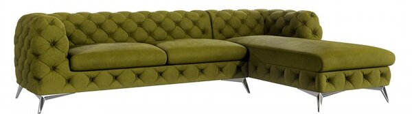 ROHOVÁ SEDAČKA CHESTERFIELD LARISSA PRAVÁ - ĽAVÁ 305 x 200 cm