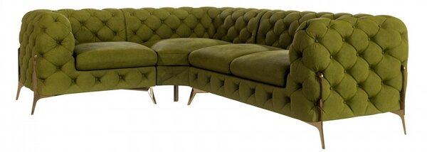 ROHOVÁ SEDAČKA CHESTERFIELD LARISSA PRAVÁ - ĽAVÁ 264 X 204 cm