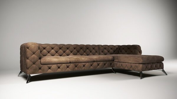 ROHOVÁ SEDAČKA CHESTERFIELD LARISSA PRAVÁ - ĽAVÁ 323 x 200 cm
