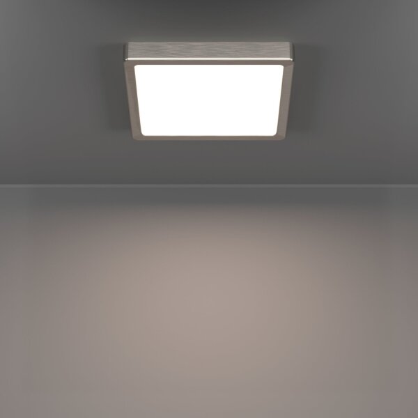 Eglo 901321 - LED stropné svietidlo FUEVA LED/10,5W/230V 2700/4000/6500K 22x22 cm chróm