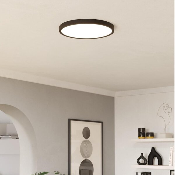 Eglo 901301-LED Stropné svietidlo FUEVA LED/17W/230V 2700/4000/6500K pr.38,9cm čierna
