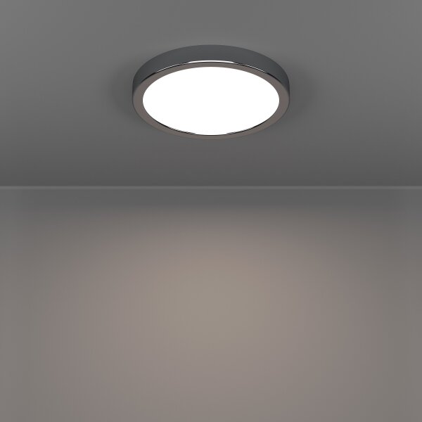 Eglo 901763 - LED kúpeľňové stropné svietidlo FUEVA LED/11,5W/230V pr.21,1cm IP44 chróm