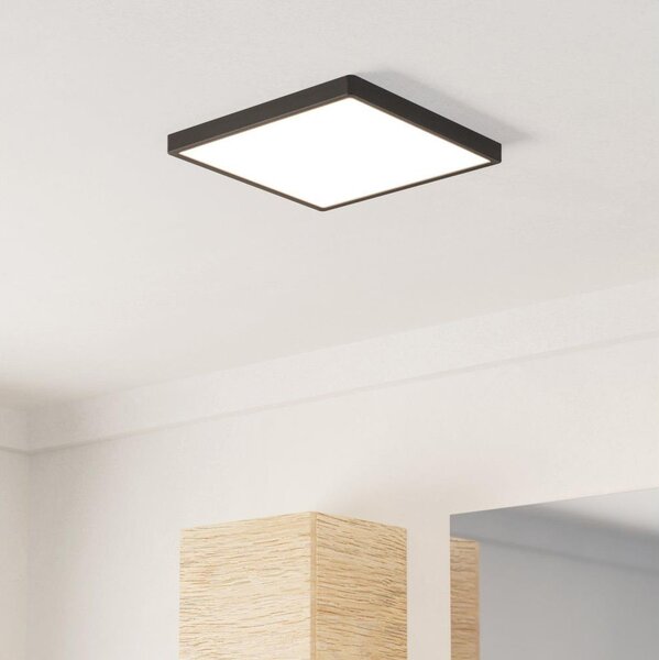 Eglo 901331 - LED kúpeľňové stropné svietidlo FUEVA LED/13W/230V 29x29 cm IP44 čierne