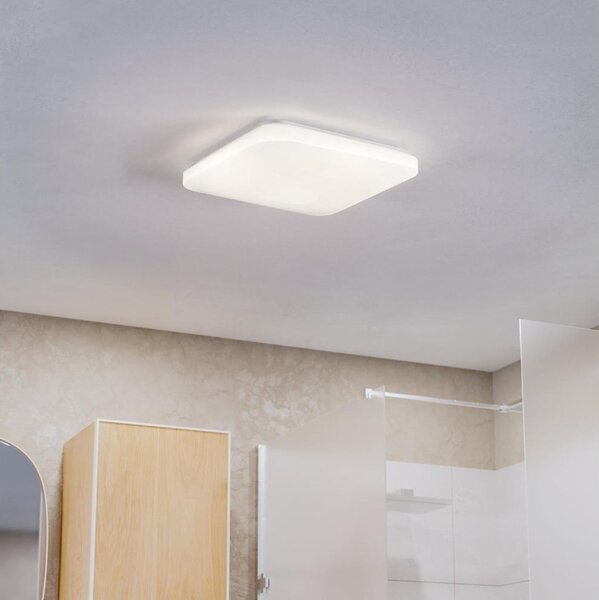 Eglo 902076 - LED Kúpeľňové stropné svietidlo FRANIA LED/18W/230V 33x33 cm IP44