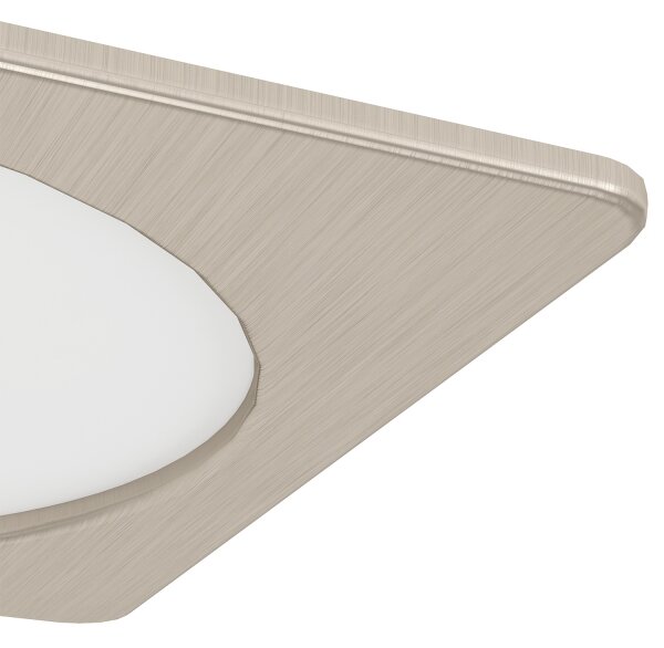 Eglo 901409 - LED podhľadové svietidlo FUEVA LED/10,5W/230V 16,6x16,6 cm chróm