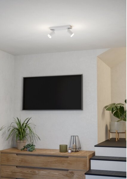 Eglo 901943 - LED RGBW stmievateľné bodové svietidlo MELITELLO-Z 2xLED/3,7W/230V biela