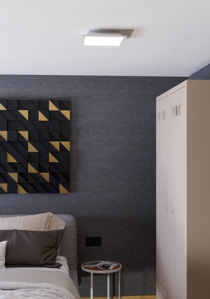 Eglo 901512 - LED RGBW stropné svietidlo MORADILLO-Z LED/14W/230V 30x30 cm biela