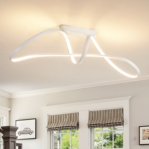 Brilagi-LED Stmievateľné prisadené svietidlo TWISTER LED/60W/230V 3000-6000K biela + diaľkové ovládanie