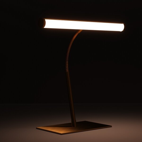Eglo 901983 - LED stmievateľná stolná lampa RICCIONE LED/5W/230V 2700/4000/6500K zlatá