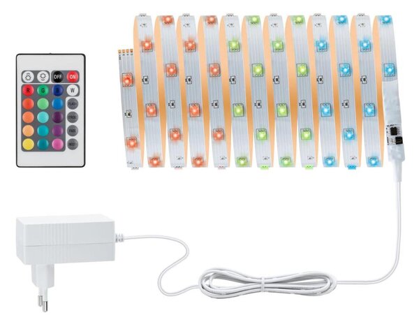 Paulmann 3988 - LED RGBW/13W Stmievateľný pás TIP 5 m 230V + diaľkové ovládanie