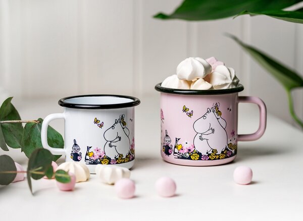 Muurla Hrnček Moomin Hug 0,37l, ružový