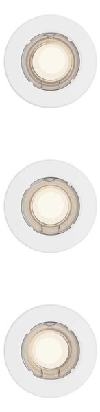 Philips - Sada 3x zapustené stropné svietidlo PERIDOT 1xGU10/7W/230V biela
