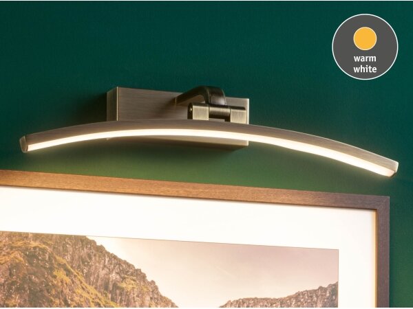 Paulmann 95560 - LED/8,5W Svietidlo na obrazy BENTO 230V 40 cm mosadz