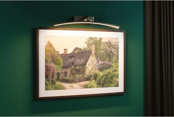 Paulmann 95561 - LED/10 W obrazové svietidlo BENTO 230 V 50 cm mosadz