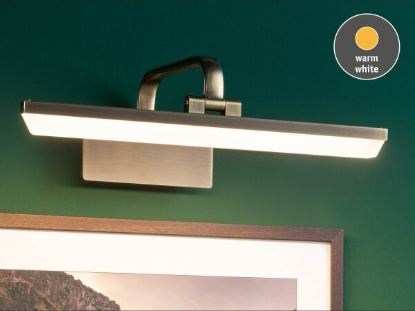 Paulmann 95569 - LED/9,5 W Obrazové svietidlo RENAN 230 V 40 cm mosadz