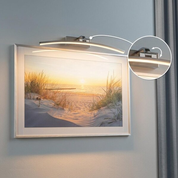 Paulmann 95558 - LED/10W Osvetlenie obrazu BENTO 230V 50 cm matný chróm