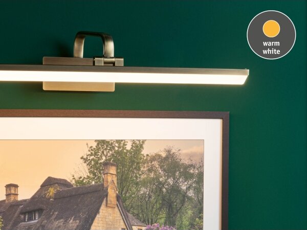 Paulmann 95570 - LED/11W Svietidlo na obrazy RENAN 230V 60 cm mosadz