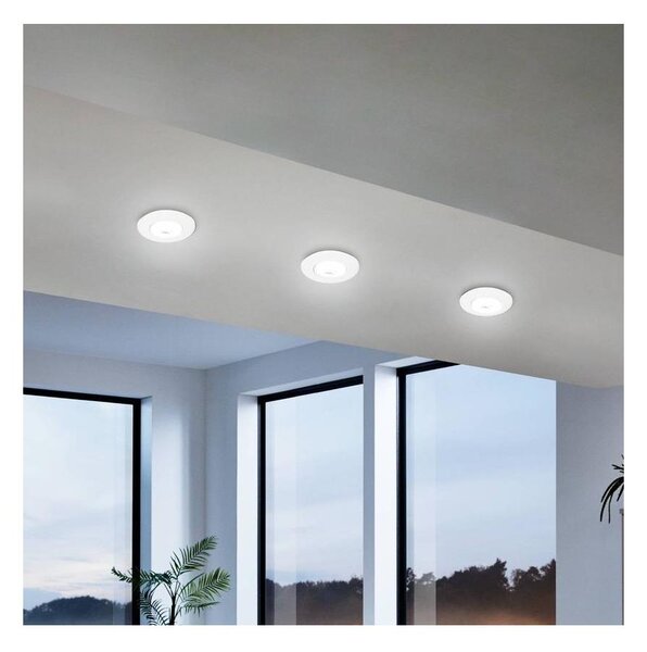 Eglo 902286 - Sada 3xLED RGBW stmievateľné podhľadové svietidlá SALICETO-Z LED/4,7W/230V biela
