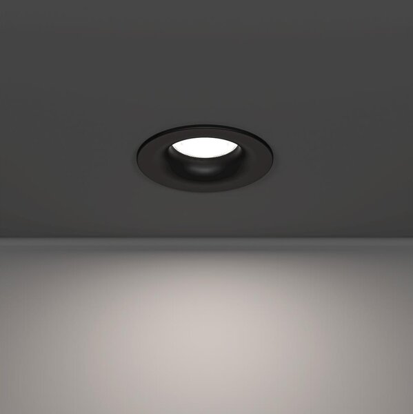 Eglo 902273 - LED kúpeľňové podhľadové svietidlo SALABATE LED/4,9W/230V pr. 8,8 cm IP65 čierne