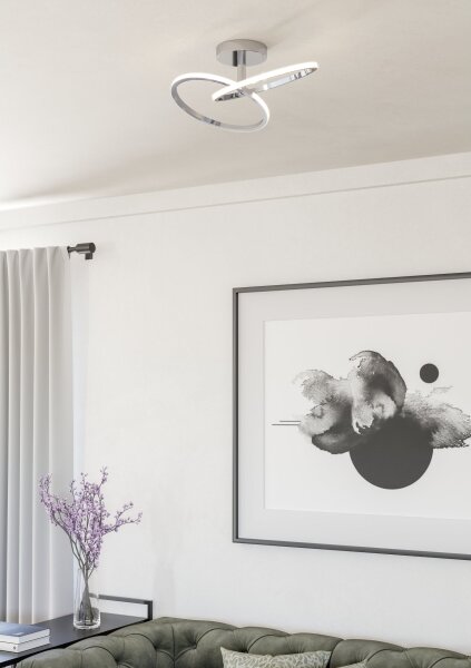 Eglo 902145 - LED stropné svietidlo CONGIUNTI LED/12W/230V 2700/4000/6500K chróm