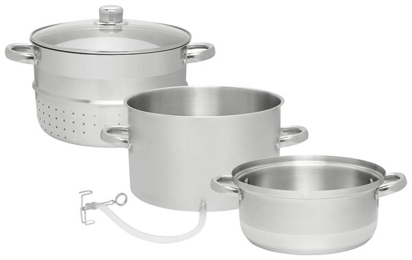 PARNÝ ODŠŤAVOVAČ, ušľachtilá oceľ, 28 cm Homeware Profession. - Hrnce na varenie