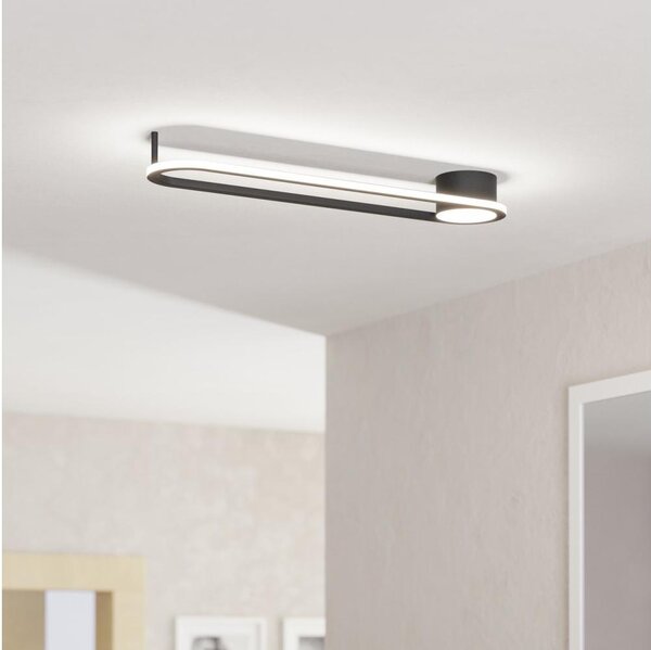 Eglo 902151-LED Stropné svietidlo COLLECORVINO LED/24W/230V 2700/4000/6500K čierna