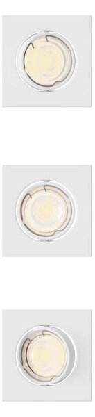 Philips - SADA 3x Zapustené stropné svietidlo PERIDOT 1xGU10/7W/230V biela