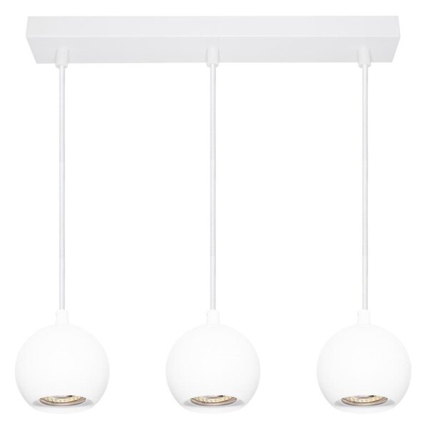 Osram - Závesné svietidlo na lanku SPOT SPHERAL 3xGU10/6W/230V biele