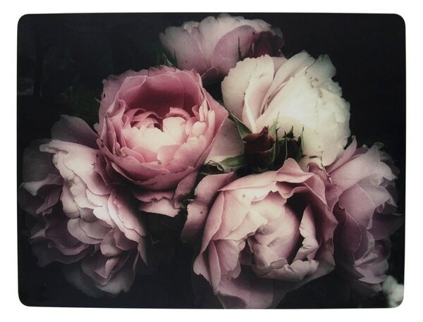 4ks pevné korkové prestieranie Vintage Rose - 30 * 40 * 0,4 cm