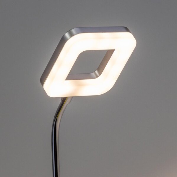 LED nástenná lampička do zásuvky LED/3,2W/230V matný chróm