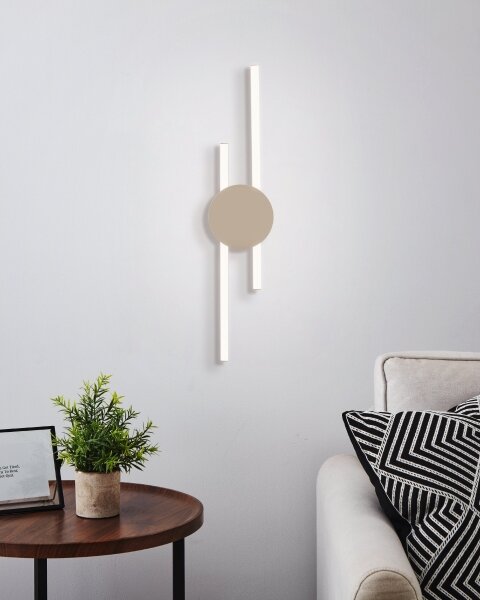 Eglo 902126 - LED nástenné svietidlo VENTICELLO LED/20W/230V + LED/0,91W béžové