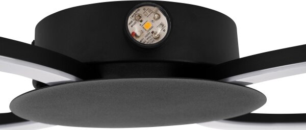 Eglo 902124 - LED nástenné svietidlo VENTICELLO LED/20W/230V + LED/0,91W čierna