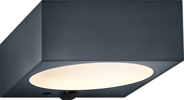 Osram - LED solárne nástenné svietidlo ENDURA STYLE LED/10,7W/4,2V 2000 mAh IP65 antracit