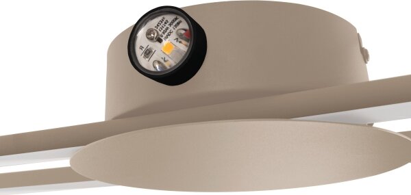 Eglo 902126 - LED nástenné svietidlo VENTICELLO LED/20W/230V + LED/0,91W béžové