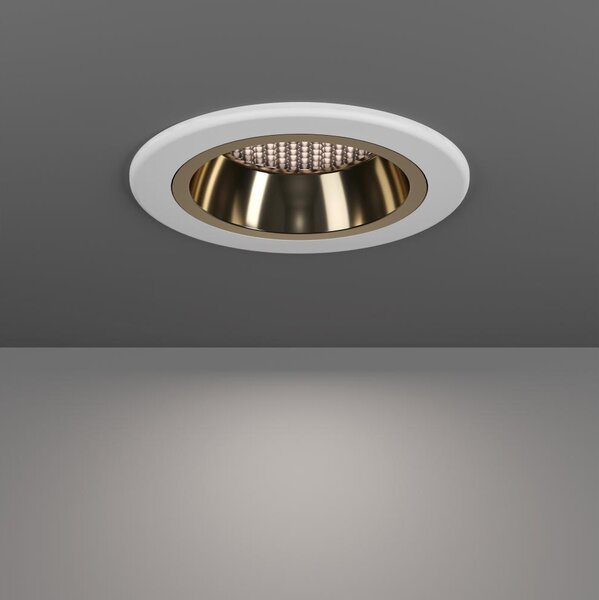 Eglo 902299-LED RGBW stmievateľné dymové podhľadové svietidlo YEBRA-Z LED/4,8W/230V IP44 biela/zlatá